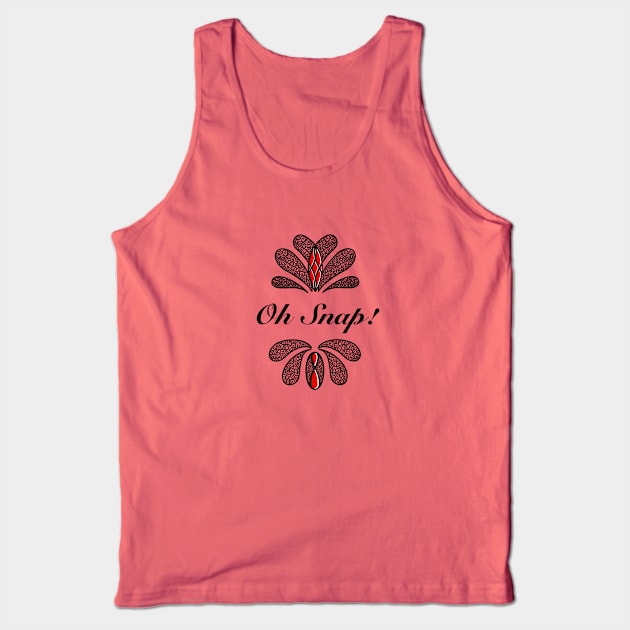 A simple and elegant, Oh Snap! Tank Top by JaqiW